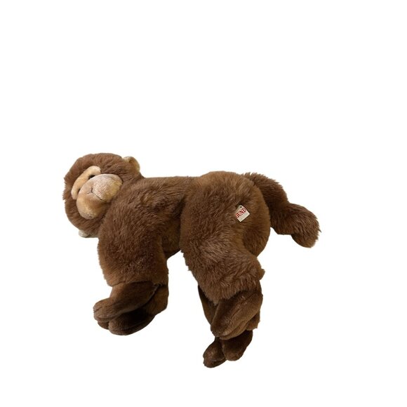 Vintage Gund Plush Monkey 1985 13" Brown Stuffed Animal Toy - Picture 3 of 4
